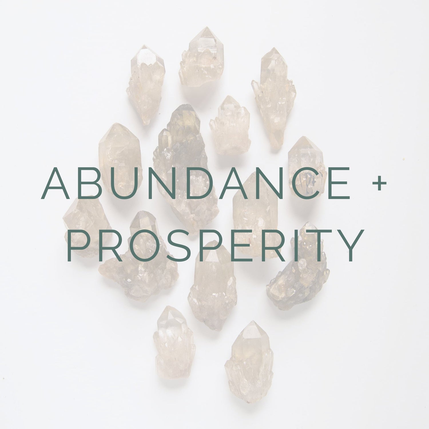 ABUNDANCE + PROSPERITY