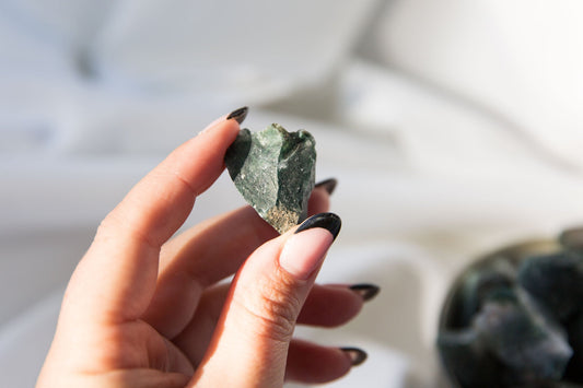 Moss Agate Rough - Premium Crystals + Gifts from Clarity Co. - NZ's Favourite Online Crystal Shop