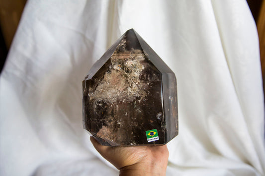 Smoky Garden Quartz XL Point - Premium Crystals + Gifts from Clarity Co. - NZ's Favourite Online Crystal Shop
