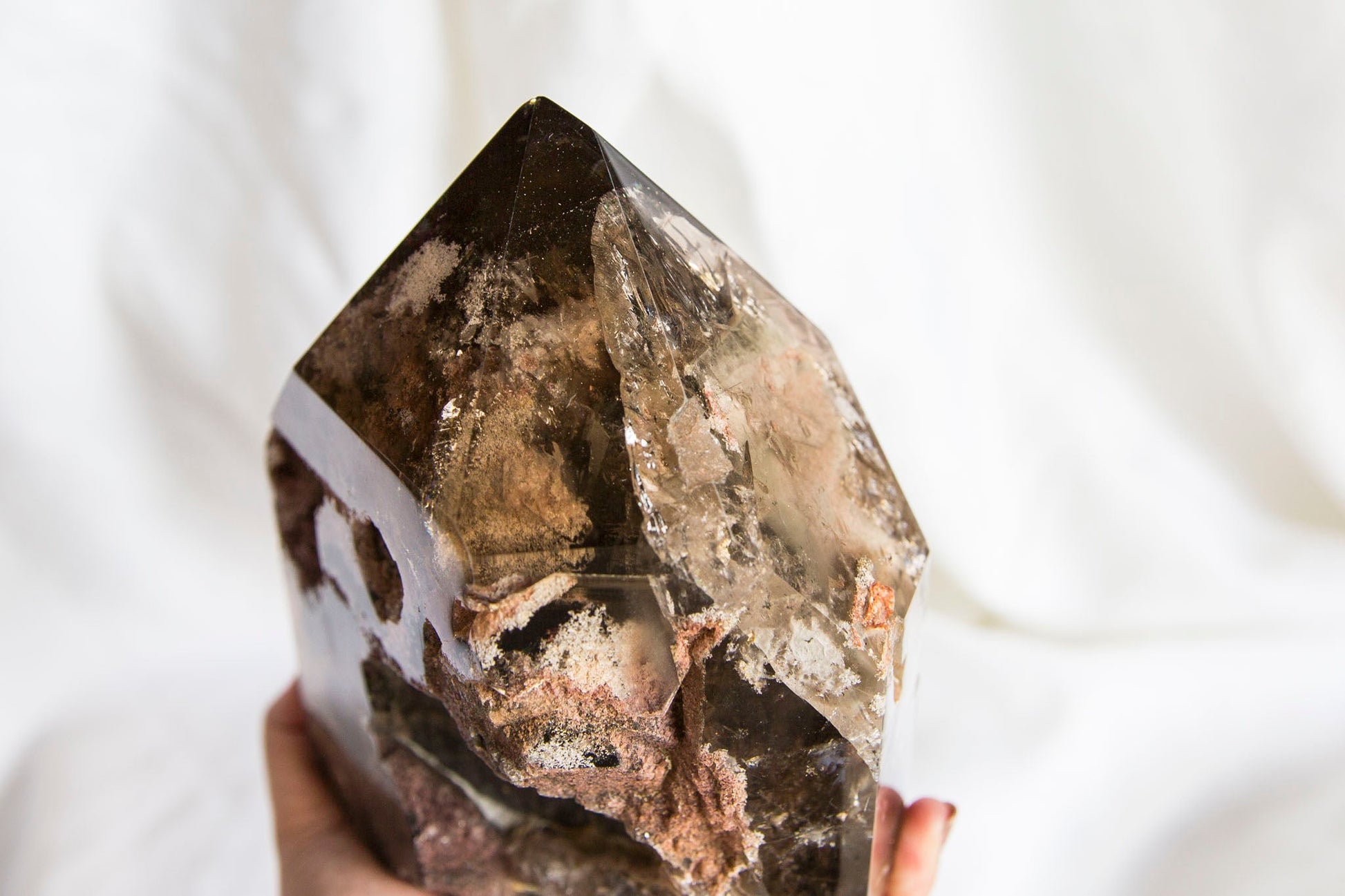Smoky Garden Quartz XL Point - Premium Crystals + Gifts from Clarity Co. - NZ's Favourite Online Crystal Shop