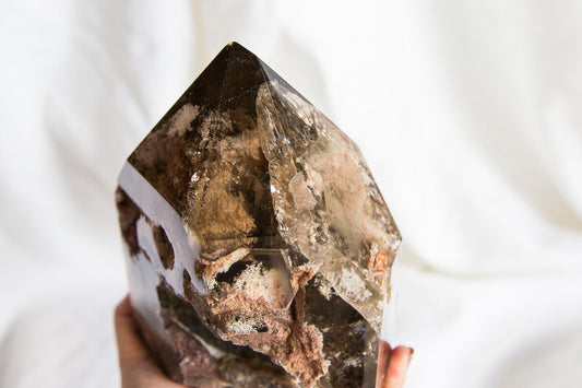 Smoky Garden Quartz XL Point - Premium Crystals + Gifts from Clarity Co. - NZ's Favourite Online Crystal Shop