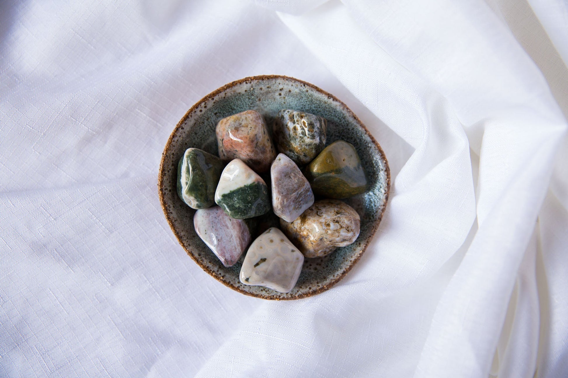 Ocean Jasper XL Tumblestones - Premium Crystals + Gifts from Clarity Co. - NZ's Favourite Online Crystal Shop