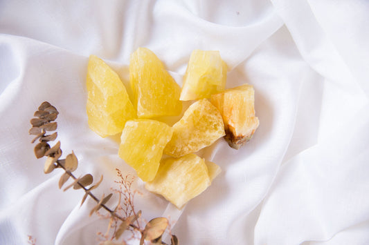 Pineapple Calcite Rough - Premium Crystals + Gifts from Clarity Co. - NZ's Favourite Online Crystal Shop