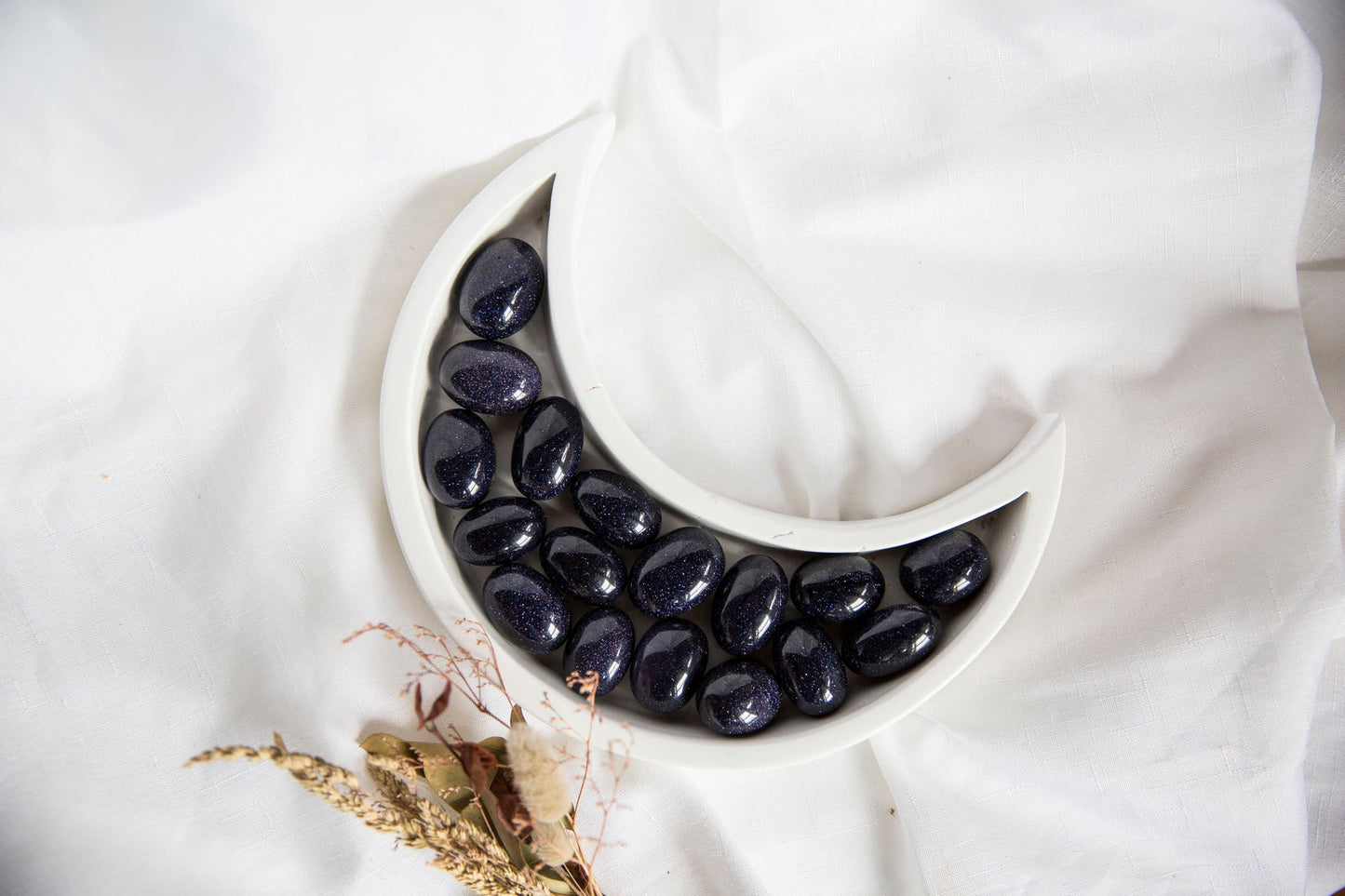 Blue Goldstone Tumblestones