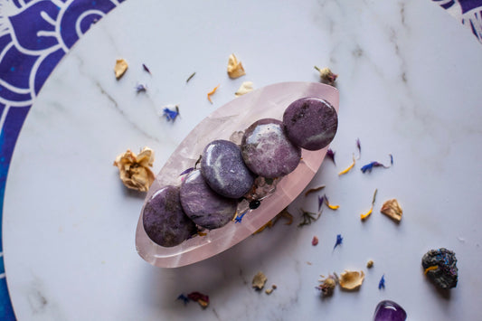 Lepidolite Flatstones - Premium Crystals + Gifts from Clarity Co. - NZ's Favourite Online Crystal Shop