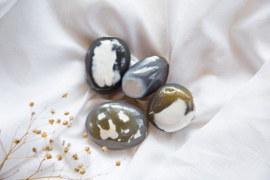 Orca Agate Palmstones - Premium Crystals + Gifts from Clarity Co. - NZ's Favourite Online Crystal Shop