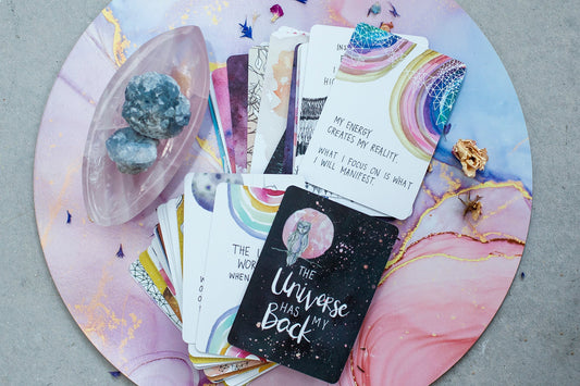 Universe Has Your Back Affirmation Deck - Premium Crystals + Gifts from Clarity Co. - NZ's Favourite Online Crystal Shop